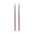 Tall Flameless LED Taper Candles - 11.75" - Pink - Set of 2 - IMAGE 1