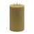 Large 3 Wicked LED Lighted Flameless Pillar Candle - 9.75" - Champagne Beige - IMAGE 1