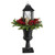 33" Berries and Pinecones Christmas Candle Lantern with Urn - IMAGE 1