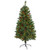 5’ Pre-Lit Pinecone and Berry Pine Artificial Christmas Tree, Clear LED Lights - IMAGE 1