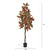 6’ Fall Magnolia Artificial Potted Tree - IMAGE 4