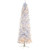 9’ Pre-Lit Slim White Artificial Christmas Tree, Clear Lights - IMAGE 1