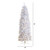 7’ Pre-Lit Slim White Artificial Christmas Tree, Warm Clear LED Lights - IMAGE 2