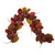 6’ x 12" Magnolia Leaves with Berries Artificial Fall Harvest Garland, Unlit - IMAGE 1