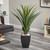 Serrated Agave Artificial Plant with Planter - 54" - Green - IMAGE 3