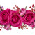 Blooming Rose Buds Artificial Heart Shaped Valentine's Day Wreath - 16" - Pink - IMAGE 4