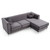 Channel Tufted Velvet L Shape Sectional Sofa with Throw Pillows - 87" - Gray - IMAGE 3