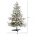 3' Pre-Lit Flocked Manchester Spruce Artificial Christmas Tree, Warm Clear LED Lights - IMAGE 2