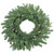 Pre-Lit Blue Spruce Artificial Christmas Wreath - 24" - Clear