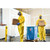 Adult Unisex Multipurpose Disposable Coveralls - Size 2XL - Yellow - Pack of 12 - IMAGE 3
