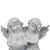 Sitting Boy and Girl Cherubs with Heart Statue - 6.75" - IMAGE 6