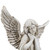 Kneeling Angel with Open Wings Statue - 13"