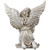 Kneeling Angel with Open Wings Statue - 13"
