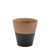 Two-Toned Terracotta Tapered Planters - 6" - Black and Brown - Set of 2 - IMAGE 3