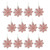 Snowflake Glass Christmas Ornaments - 5" - 12ct - IMAGE 3
