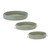 Round Metal Trays - 15" - Sage Green - Set of 3 - IMAGE 1