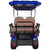 4 Passenger Electric Golf Cart with Roof - Blue/Brown - IMAGE 6