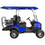 4 Passenger Electric Golf Cart with Roof - Blue/Black - IMAGE 4