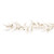 Frosted Sleigh Bell Twig Artificial Christmas Garland - 5.5' x 4" - Unlit - IMAGE 1