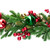 Pine with Ornaments and Berries Artificial Christmas Garland - 5' - Unlit - IMAGE 5