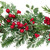 Mixed Pine, Cedar and Berries Artificial Christmas Garland - 5' - Unlit - IMAGE 5