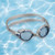 Youth Race One Competition Swimming Goggles - Blue and Gray - IMAGE 1