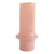 Opaque Decorative Glass Vase- 12.25" - Light Orange - IMAGE 1