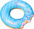 Inflatable Donut Swimming Pool Ring - 42" - Blue - IMAGE 2