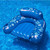 Inflatable Tropical Pool Lounge Chair - 58" - Blue - IMAGE 5
