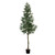 Potted Black Olive Artificial Tree - 13' - IMAGE 2