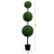 Triple Ball Boxwood Outdoor Artificial Topiary Tree with Planter - 6' - IMAGE 3