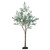 Pre-Lit Fruiting Olive Artificial Tree - 5' - Warm White LED Lights - IMAGE 2