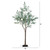 Pre-Lit Fruiting Olive Artificial Tree - 5' - Warm White LED Lights