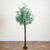 Pre-Lit Olive Artificial Tree on Metal Base - 6' - Warm White LED Lights - IMAGE 1