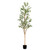 Artificial Potted Olive Tree - 6' - Green - IMAGE 2