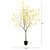 Bellflower Artificial Potted Tree - 8' - Yellow