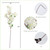 Bougainvillea Flower Artificial Stem Sprays - 47" - White - Set of 3