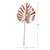 Monstera Leaf Artificial Stem Sprays - 41" - Rose Gold - Set of 3 - IMAGE 3