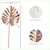 Monstera Leaf Artificial Stem Sprays - 41" - Rose Gold - Set of 3 - IMAGE 6