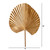 Ruffled Fan Palm Leaf Artificial Stem Sprays - 40" - Gold - Set of 3 - IMAGE 3