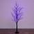 Pre-Lit Black Twig Artificial Halloween Tree - 6' - Dual Color LED Lights - IMAGE 5