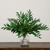 Palmate Fern Artificial  Arrangement with Glass Vase - 20" - Green - IMAGE 3