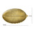 Leaf Shaped Accent Tray - 16" - Gold - IMAGE 3