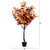 Potted Smoky Maple Artificial Tree - 5' - Orange and Red - IMAGE 3