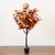Potted Smoky Maple Artificial Tree - 5' - Orange and Red - IMAGE 4