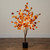 Pre-Lit Potted Artificial Eucalyptus Tree - 4’ - Warm White LED Lights - IMAGE 6