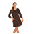 Women's Jack-O-Lantern Pumpkin Halloween Dress - Large - IMAGE 2