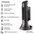 Compact Digital Ceramic Tower Heater - 12.75" - Black