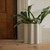 Ceramic Geometric Planter - 8.5" - Beige - IMAGE 3