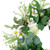 Hydrangea and Dogwood Artificial Floral Spring Wreath - 24" - Green and White - IMAGE 4
